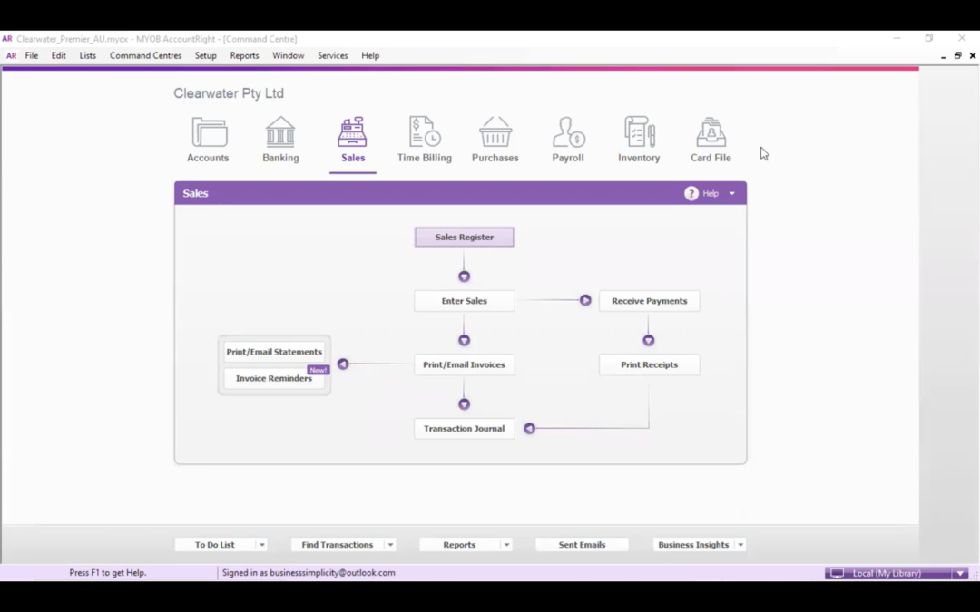 How to do the Bank Reconciliation in MYOB Accountright